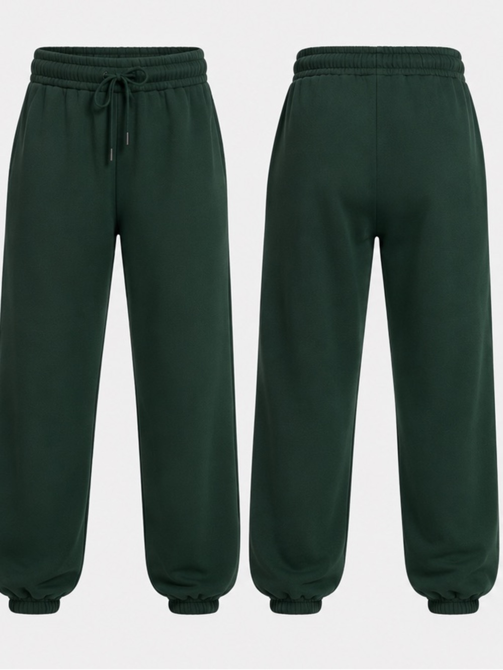PINK Victoria's Secret Forest Green Drawstring Joggers - Picture 2 of 5